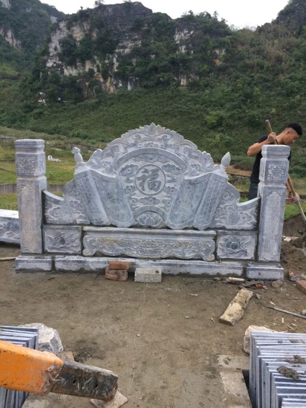 Binh Phong Da chu Phuc y nghia cho Lang Mo Da