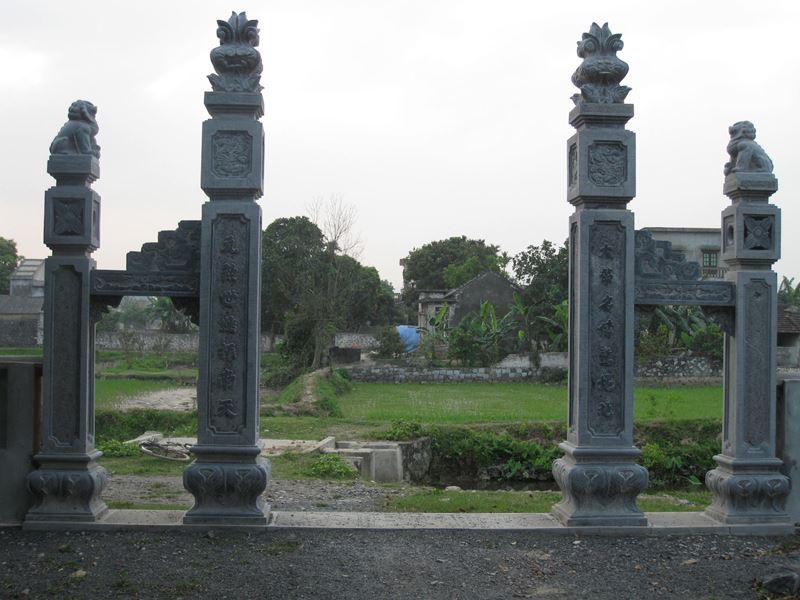 Cổng đá ĐẸP #13 2 Mau Cot da tu tru dep 1