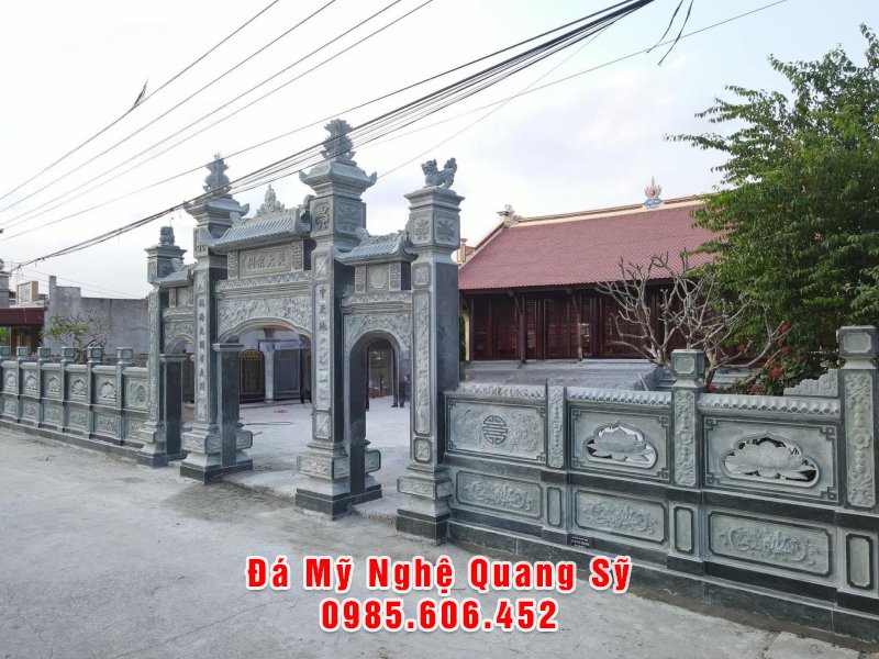 Xay dung Cong da tam quan dep cho Dinh lang da xanh tu nhien