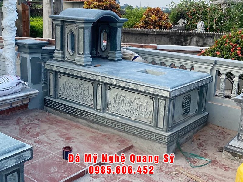 Mau Mo da xanh reu dep Xay Lang Mo da xanh reu