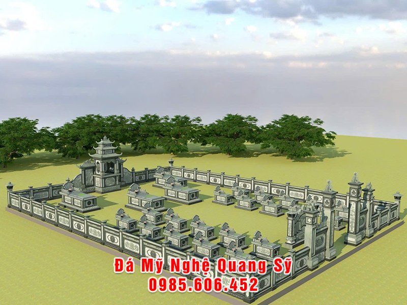 Khu Lang Mo da gia toc bang da xanh reu