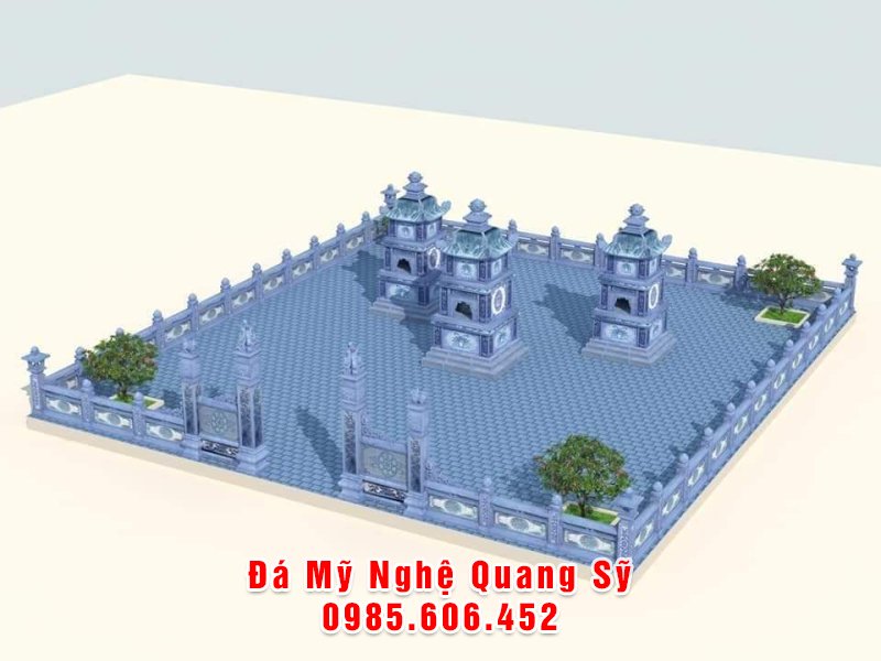 Khuon vien thiet ke khu Lang Mo thap da Bao thap da 3 tang mai