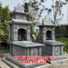 Báo giá Mộ 2 mái đẹp bằng đá xanh đen Thanh Hóa