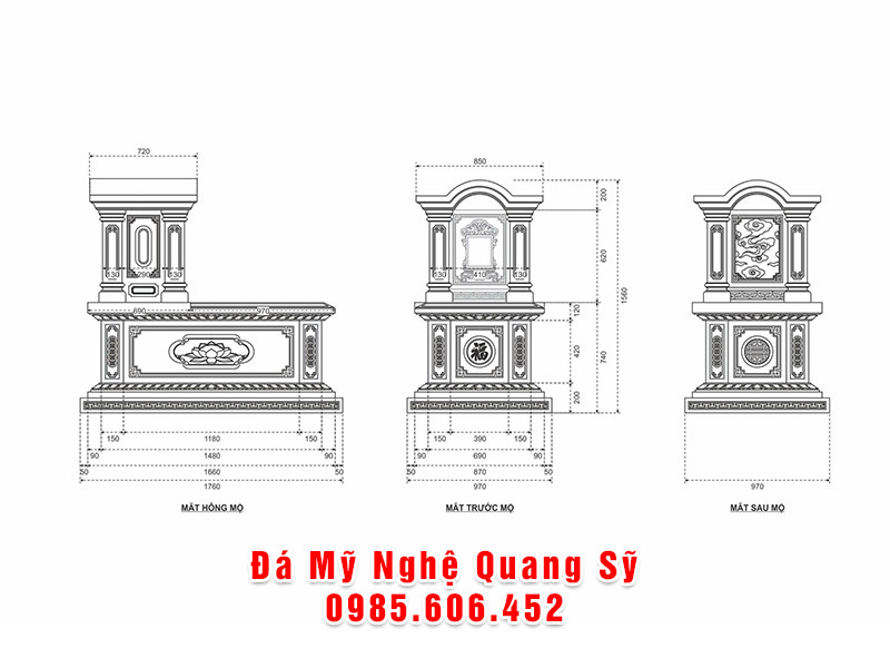 Mau Mo da 1 mai vom kich thuoc