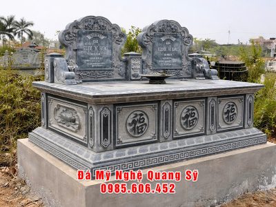 Mộ đôi không mái (mộ đôi hậu bành), mộ đôi tam sơn đẹp.