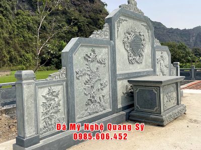 Binh Phong Lang Mo to bang da xanh reu Mau Binh phong da