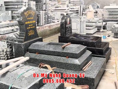 Mộ granite 3 cấp đẹp năm 2026 được nhiều gia đình, dòng họ lựa chọn
