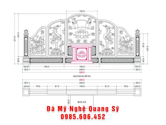 Ban ve thiet ke Binh phong da khu lang gia dinh