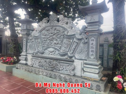 Mau Binh phong da Nha tho to Tu duong dep chuan phong thuy